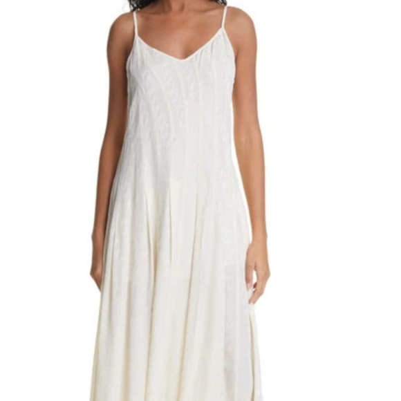 Birgitte Herskind Slip Luna Dress in Vanilla Sun Size 32 - Picture 2 of 16